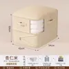 Bolsa Organizadora Portátil de Mão Bagagem Doméstica Sacola de Armazenamento de Grande Capacidade para Colchas Saco de Armazenamento Compressível para Colchas de Algodão Visível