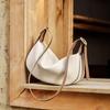 2026 Nuevo Estilo Piel de Vaca Gama Alta Estilo Maillard Bolso de Hombro de Moda para Mujer Primavera/Verano Más Vendido Cuero Genuino Bolso Cruzado Tipo Dumpling