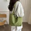 Nova bolsa de mão feminina 2026 estilo coreano transfronteiriça, bolsa tote de bolinhas, bolsa de ombro feminina, bolsa de axila, bolsa de grande capacidade
