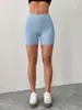 Shorts de Yoga de Cintura Alta Levantacola Europeos y Americanos para Mujer Pantalones Ajustados Deportivos de Fitness para Mujer Pantalones Base de Secado Rápido para Correr