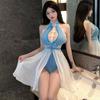 Lin Linting Sexy Lingerie Cheongsam Tentação Mulheres Puro Desejo Antigo One-piece Uniforme Tentação Terno 2769