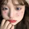 Tiktok Influencer Maquillaje Navideño Tatuaje Pegatinas Copo de Nieve Rubor Fiesta Creativo Lindo Dulce Dibujos Animados Pegatinas