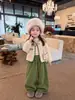 Suéter de felpa 3D para niños, engrosado para abrigar, nueva colección otoño/invierno 2026, cárdigan dulce y elegante para niñas