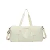 Bolsa de mano grande estilo coreano con compartimentos separados para artículos húmedos y secos, con un nuevo diseño color-block, estilo minimalista y hecha de nailon, adecuada para viajes y desplazamientos