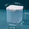 Caja de almacenamiento cuadrada de plástico, caja de plástico con tapa o sin tapa, caja de almacenamiento de material PP elevado, tamaño mini pequeño