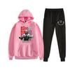 Jujutsu Kaisen Spell Battle Novo Casual Trendy Cartoon Texto Impressão Moletom Masculino e Feminino