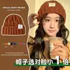 Gorro de Lana para Mujer Otoño e Invierno Cálido Protección para los Oídos Gorro de Punto Engrosado Moda Invierno Frío Pequeño Aroma Gorro de Invierno Venta al por Mayor