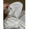 Calça Branca de Linho de Perna Larga para Mulheres, Estilo Casual Old Money, Verão, Cintura Alta, Caimento Solto, Efeito Drapê Emagrecedor, Calça Casual de Perna Reta, Comprimento no Chão