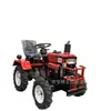 Mini Trator de Quatro Rodas Doméstico Máquina Agrícola Pequena Multiuso para Jardim e Pomar para Escavação de Valas, Fertilização e Fresagem Rotativa