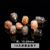 Jingdian joyería oro negro natural súper siete atravesado estilo étnico accesorios para joyería diy productos semiacabados al por mayor