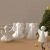 Poppy Lançamento Transfronteiriço Molde de Silicone Asas de Anjo DIY Vela Aromática Ornamento de Resina Molde de Gesso
