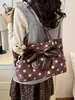 Bolso de Lunares Grande de Alta Gama Estilo Retro para Mujer 2026 Nueva Moda Exquisito Bolso de Hombro Único y de Mano