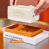 Caja de pañuelos premium de cuero texturizado de lujo para comedor y mesa de café, almacenamiento innovador de pañuelos para sala de estar