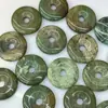 Ágata Pedra Natural Fivela de Segurança 25mm Moedas Antigas Nostálgico Pedra Natural Moedas Antigas
