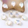 Nuevo Diamante de Garra de Cuatro Esquinas de Proteína Forma de Gota de Agua Accesorios para Joyería DIY Accesorios para Ropa Cosido a Mano Diamante de Garra de Proteína de Vidrio de Cristal