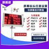 Sistema de Monitoreo del Yangtze Sitio de Construcción Ambiente Aire Ruido Decibel Polvo Pm2.5 Gas Detector en Línea en Tiempo Real