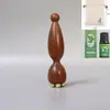 Masajeador de Cuerno de Sándalo Verde Flor de Loto para Puntos de Acupuntura Ocular, Masaje Facial Especial para Despejar Meridianos, Palo Morado de Sándalo para Estirar Tendones