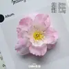 Pinza para el pelo de flor de cerezo súper de hada realista, pinza lateral, pinza para flequillo de niña dulce, pinza para pelos sueltos, horquilla, tocado, accesorios para el cabello