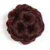 Pinza para el Pelo Esponjosa para Moño, Postizo con Nueve Adornos Florales para el Cabello, Directo del Fabricante