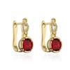 Aogu Aretes Geométricos Retro Europeos y Americanos Chapados en Cobre Oro de 18K Zircón Lujo Accesible Aretes de Alta Gama para Mujer Nuevo Producto Popular Transfronterizo