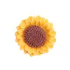 Accesorios de Resina de Girasol de Dibujos Animados DIY Accesorios para el Cabello Pinzas para el Cabello Cuerda para el Cabello Pasador Parches Hecho a Mano Decoración para Funda de Teléfono Materiales