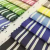 Camisa de Tecido Listrado Tingido em Fio de Denier Ultra Fino Completo Tamanho Pequeno Fresca Primavera e Verão Vestido Infantil Moda Tecido Listrado