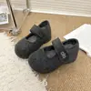 Zapatos Mary Jane para Mujer con Aumento Oculto de Altura, Corte Bajo, Modernos, Velcro Mágico, Invierno, Para Personas Bajas, Con Terciopelo, Suela Gruesa, Corte Bajo, Zapatos de Algodón, Cálidos