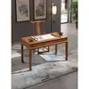 Mesa de computador de jacarandá feita de madeira de asa de galinha, escrivaninha de madeira maciça estilo chinês novo, pequena mesa de escritório antiga, estudo de tronco de árvore