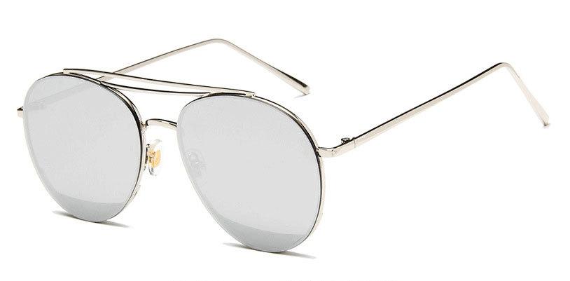 太阳眼镜_2017蓝色时尚透明太阳镜-吴亦凡韩版复古墨镜太阳