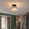 Luz de Pasillo Nórdica Entrada de Pasillo Balcón Simple Moderno Creativo Entrada de Hogar Lujo Celebridad de Internet Cristal Lámparas de Techo Pequeñas