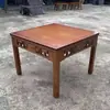 Mesa Quadrada Madeira Maciça Oito Imortais, Nova Mesa Redonda Estilo Chinês para Restaurante, Mesa Quadrada, Conjunto de Mesa e Cadeira para Uso Comercial e Doméstico
