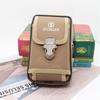 Riñonera lona bolsa para teléfono móvil venta al por mayor bolsa colgante cinturón funda para teléfono móvil mini colgante de cintura obra multifuncional riñonera hombres