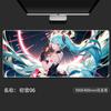 Mouse Pad Hatsune Miku Extra Grande Legal Gaming Antiderrapante Pad para Teclado One-Piece Dropshipping Jogo Almofada de Mesa Espessa Suprimento