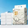 Toalla de lavado de algodón puro Montaje en pared Toalla 100% algodón Suave algodón para bebé Desechable con cordón Toalla facial Toalla limpiadora