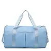 Bolsa de Viaje al por Mayor del Fabricante Separación Seca y Húmeda Bolsa Deportiva de Yoga Fitness Gran Capacidad Viaje Corto Entrenamiento Logo