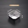 Plato Creativo de Nueve Compartimentos para Restaurantes Comerciales de Hot Pot y Restaurantes de Barbacoa, Plato de Carne y Verduras, Bandeja de Caja de Madera de Bambú, Plato Dividido