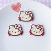 Sentido avanzado Ankora gato rojo amor pez pequeño accesorios de joyería accesorios para el cabello materiales hechos a mano al por mayor pj1564