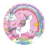 Amazon Unicornio Arcoíris Fiesta de Cumpleaños Plato de Papel Desechable Vaso de Papel Servilleta Cuchillo, Tenedor y Cuchara Traje Venta al Por Mayor de Fábrica