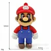 Llavero Figura de Super Mario Dibujos Animados Super Mario Llavero para Coche Figura de Caja Sorpresa Mario