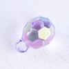 Colorido uv transparente pendurado buraco ângulo contas gota de água dividir buraco redondo contas diy artesanal frisado uva corda material colar acessórios