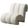 Cadeira Casual Única Estilo Silencioso Criativo Nórdico Veludo de Cordeiro Simples Moderno Luz Luxo Designer Sala de Estar Cadeira em Forma de Cadeira