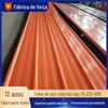 Telha de aço colorida 900 parede do telhado da oficina de zinco aluminizado telha de ferro revestida de fluorocarbono ordenável