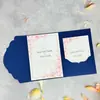 Exportación Transfronteriza de Invitaciones de Boda Tridimensionales de Alta Gama, Tarjetas de Felicitación, Sobres a Juego, Papel de Carta y Tarjetas de Invitación
