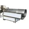 Máquina Comercial Sazonadora de Rodillos, Equipo Sazonador para Papas Fritas Tipo Rodillo de Velocidad Ajustable, Máquina Sazonadora de Alimentos Inflados de Acero Inoxidable