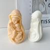 Molde de Silicona para Velas de Bebé Transfronterizo DIY Estilo Escandinavo Vela Perfumada Piedra Difusora Molde de Yeso