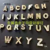 Tachuela de Letra Aleación Metálica Tachuela de Letra con Pedrería Producto Tachuela Personalizada Accesorio Versátil