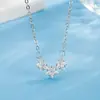 Colar Estrela Brilhante de Alta Qualidade para Mulheres, Design de Nicho de Luxo Leve, Corrente para Clavícula, Joia Estilosa, Presente de Aniversário para Namorada