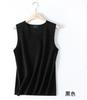 Colete Térmico Masculino Seamless Dupla Face de Outono e Inverno, Camiseta Base Espessa Escovada, Roupa Íntima Térmica, Tecido Derong à Prova de Frio