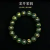 Venta directa de fábrica de joyería popular hecha a mano: pulseras de cuentas de incienso hechas a mano, pulseras de patrimonio cultural inmaterial, pulseras de pan de oro, anillos lisos y artesanías culturales transmisión en vivo