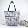 Bolsa de Compras Dobrável Desenho Animado Portátil Ecológica Tecido Oxford Grande Capacidade Bolsa Tote Supermercado Versão Coreana
